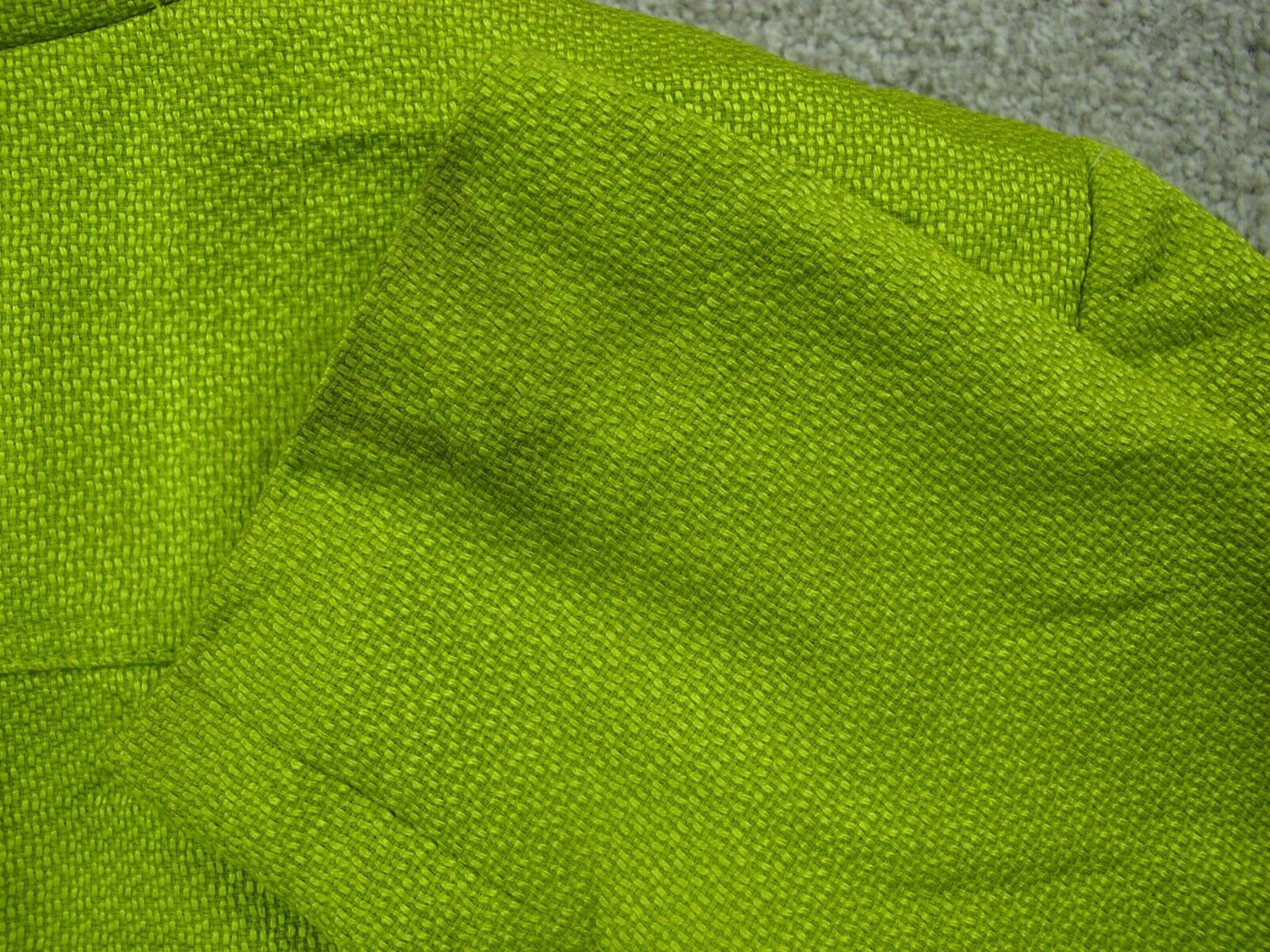 Tahari Womens Cargo Jacket Long Sleeves Front Button Pockets Light Green Size 12