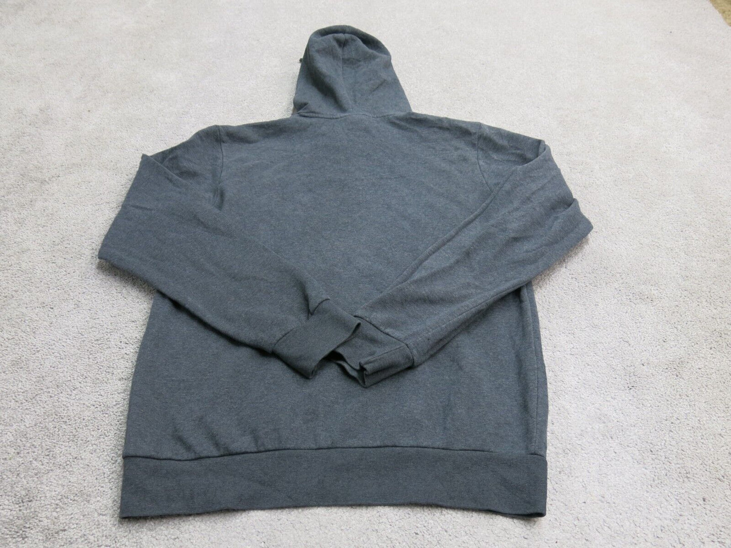 Adidas Mens Pullover Hoodie Sweatshirt Drawstring Long Sleeve Black Size Small