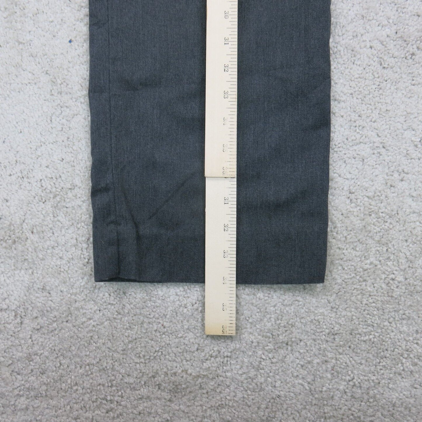 Gap Khakis Mens Pants Chino Straight Leg Tailored Fit High Rise Black W38XL30