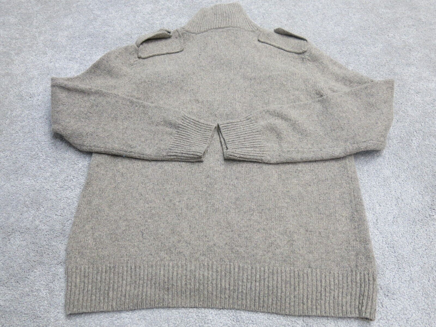 GAP  Men Cardigan Button Up Sweater Pullover Long Sleeves Gray Size Small