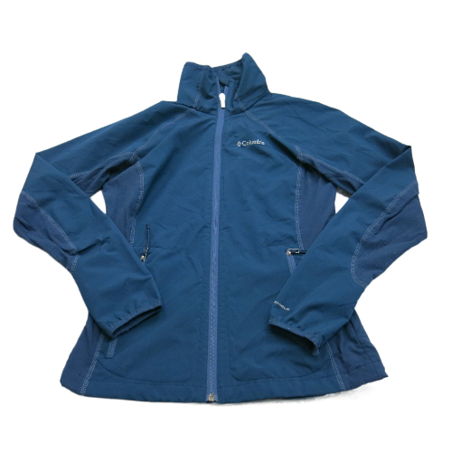 Columbia Sportwear Womens Jacket Full Zip Up Long Sleeves Mock Neck Blue Size XS