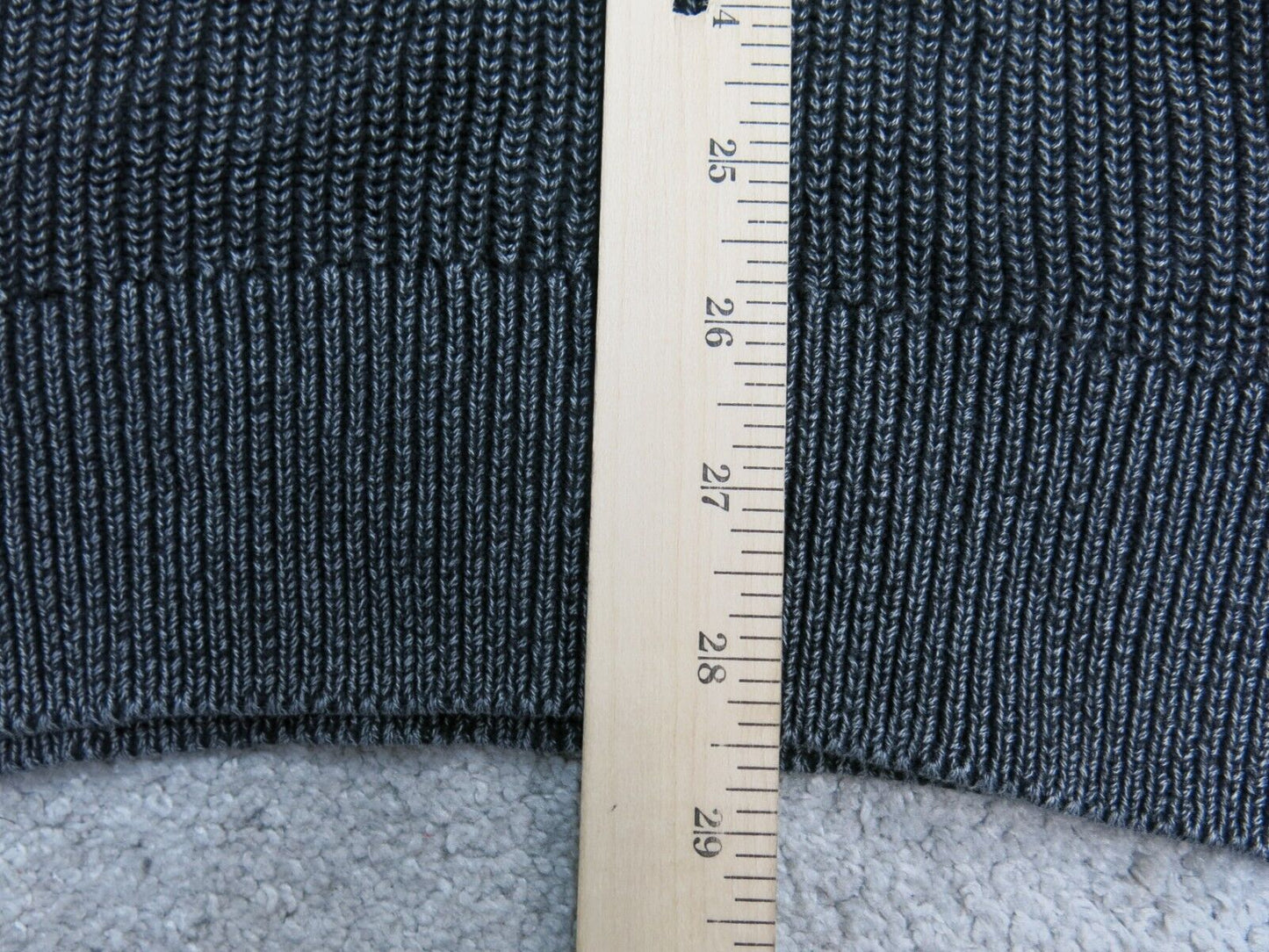 Express Women Pullover Knitted Sweater Shawl Neck Long Sleeves Black Size Medium