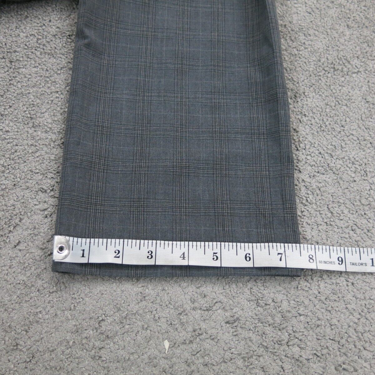 Banana Republic Men Pant Slim Straight Leg Tailored Fit Dress Pant Gray W30XL32