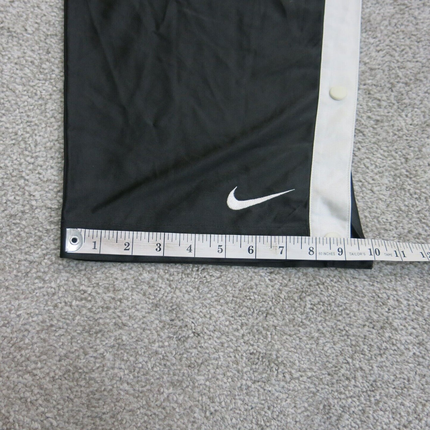 Nike Womens Activewear Track Pant High Rise Elastic Waist Black Size Medium