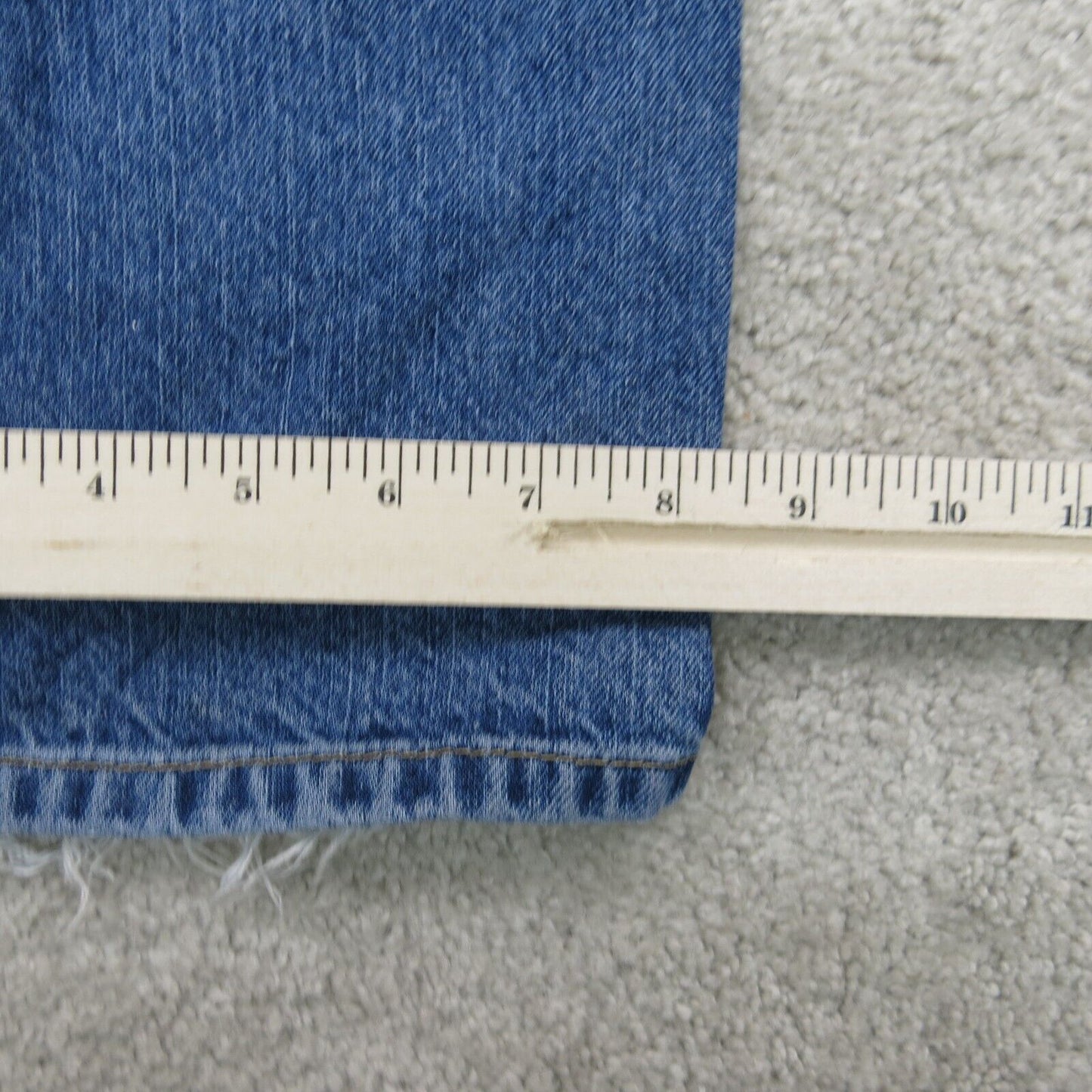 Tommy Hilfiger Mens Jeans Classic Straight Leg Denim Mid Rise Blue Size W36XL32
