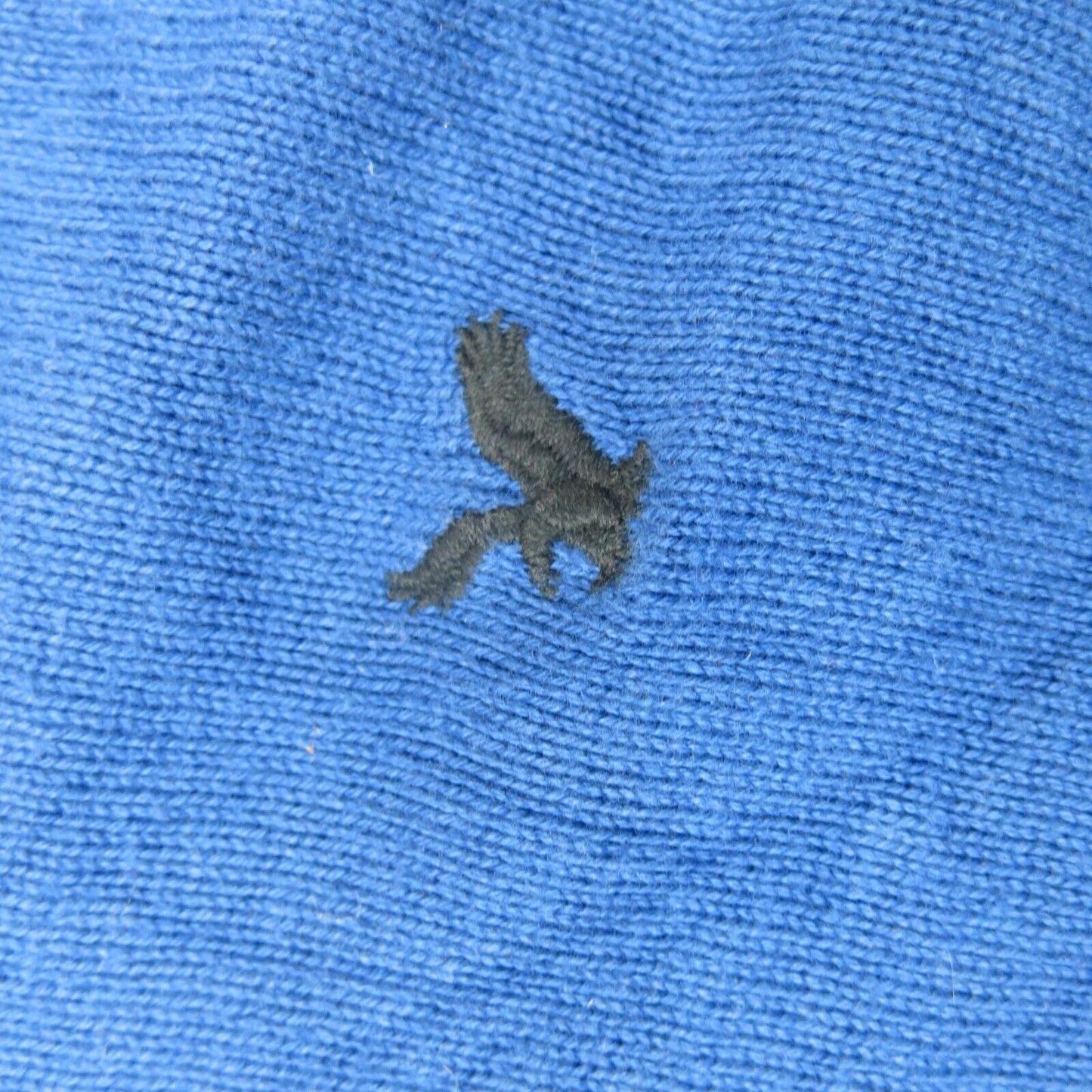 American Eagle Mens Sweater V Neck Pullover Knitted Long Sleeves Blue Size S/P