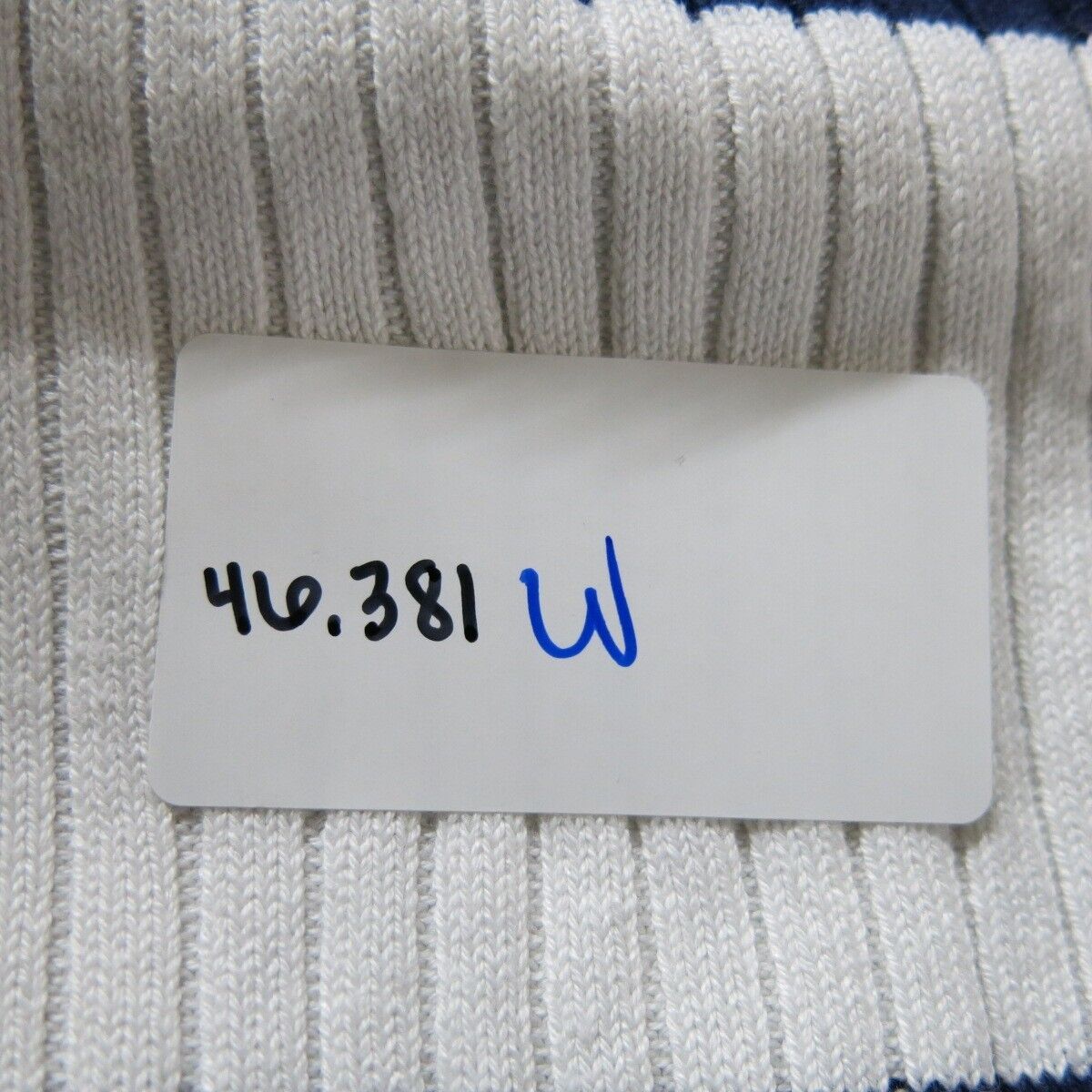 Banana Republic Womens Sweater Knitted Round Neck Long Sleeve Blue White Size S