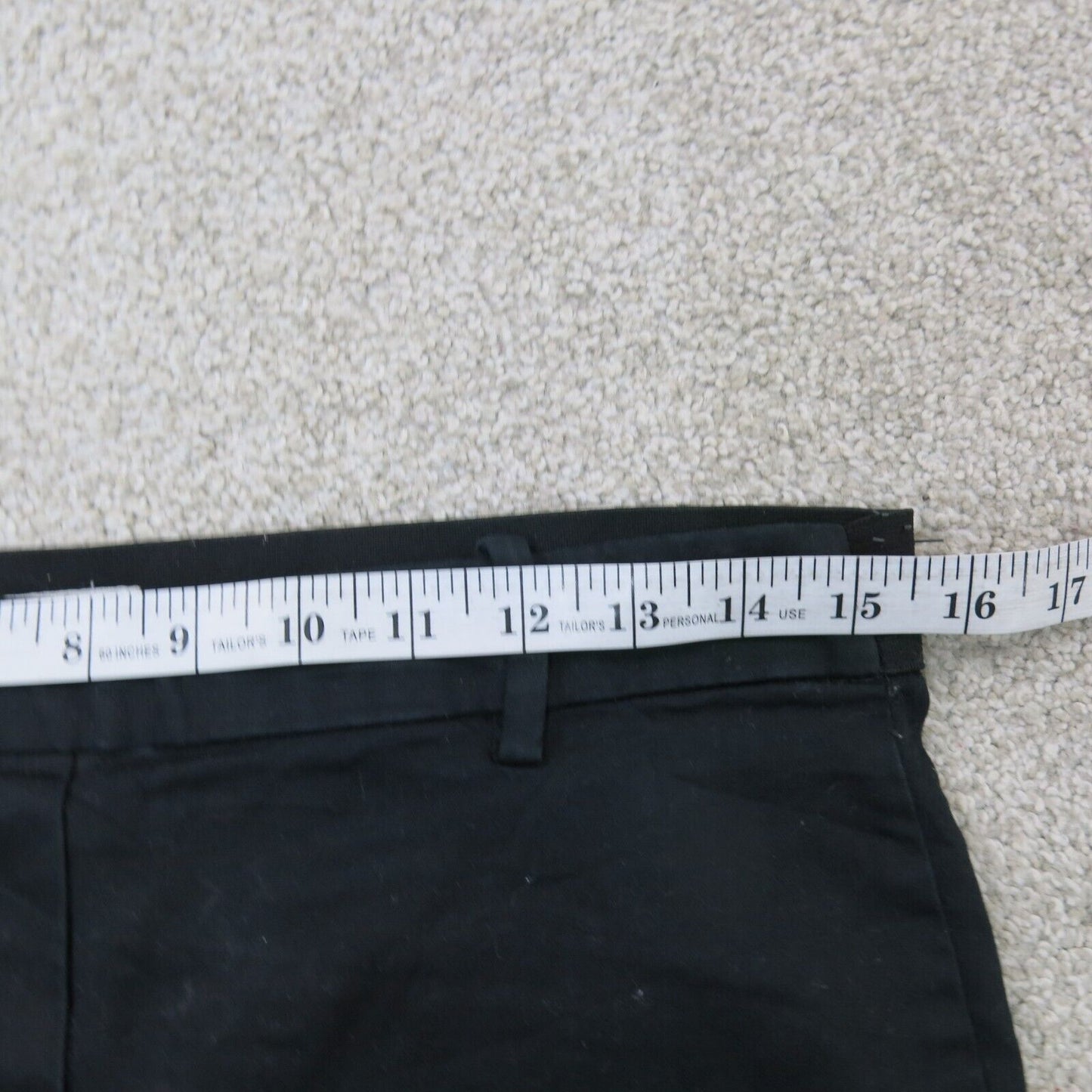 H&M Womens Pants Ankle Skinny Leg Mid Rise Flat Front Pull On Black Size 10