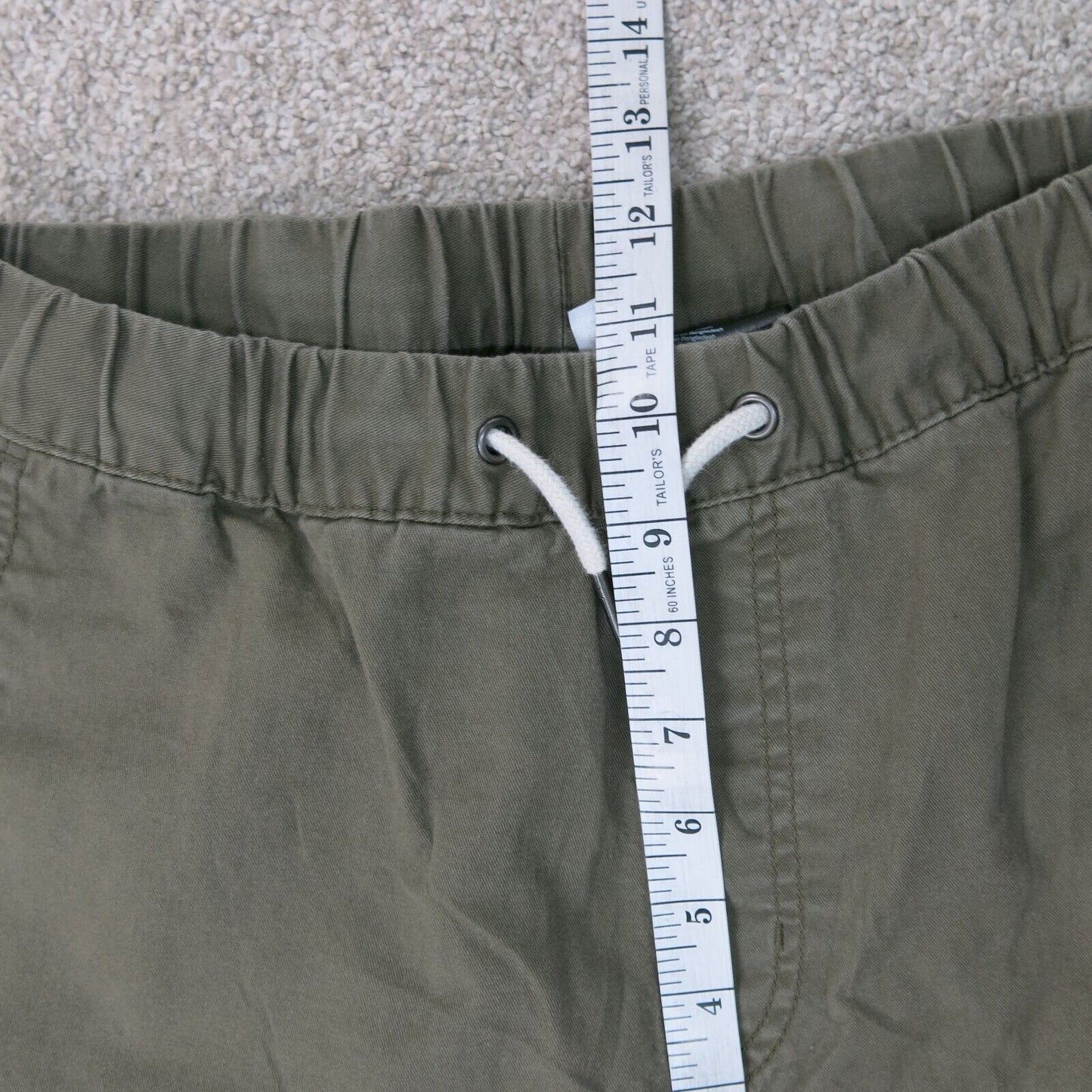 Divided By H&M Womens Pant Jogger High Rise Drawstring Waist Clay Green Size XS