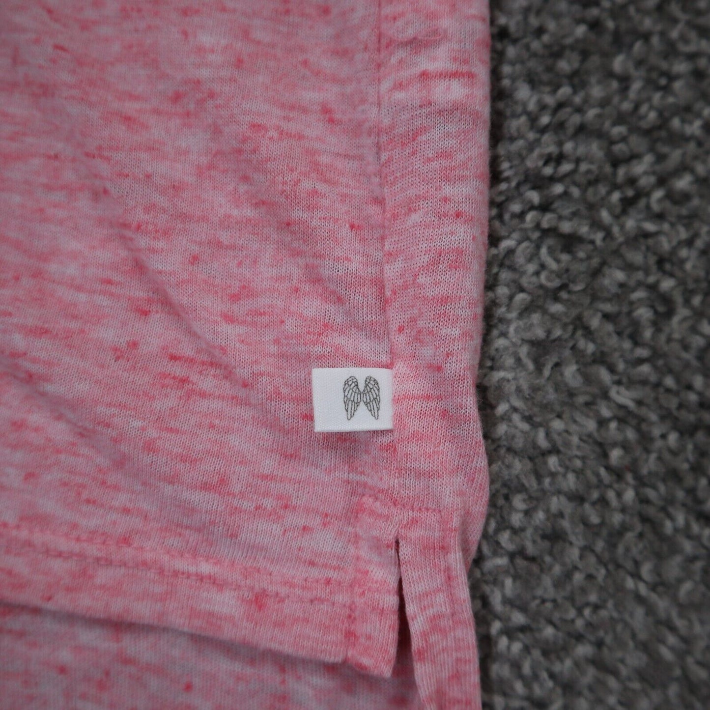 Victorias Secret Womens Activewear Tank Top Round Neck Pocket Pink Size Small