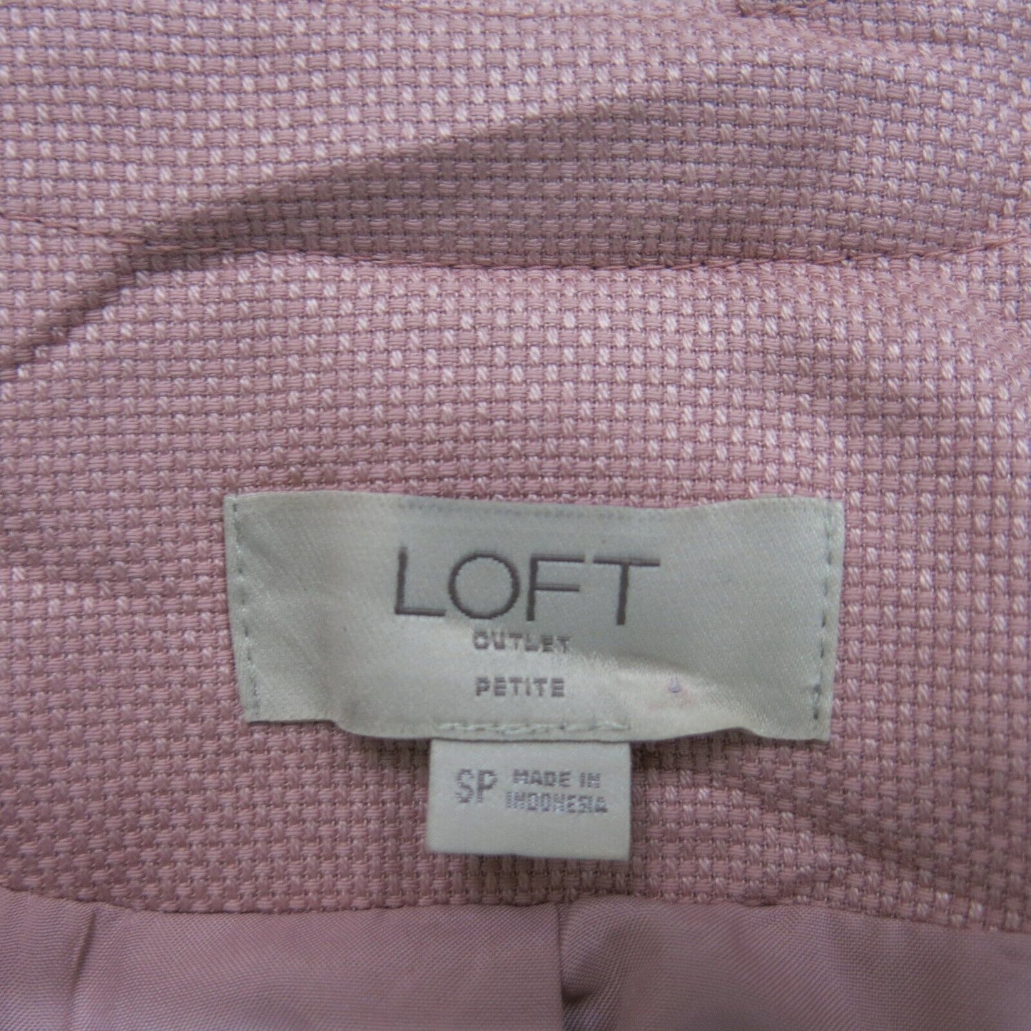 Loft Womens Bell Sleeve Blouse Top Pullover Long Sleeves Light Pink Size S/P