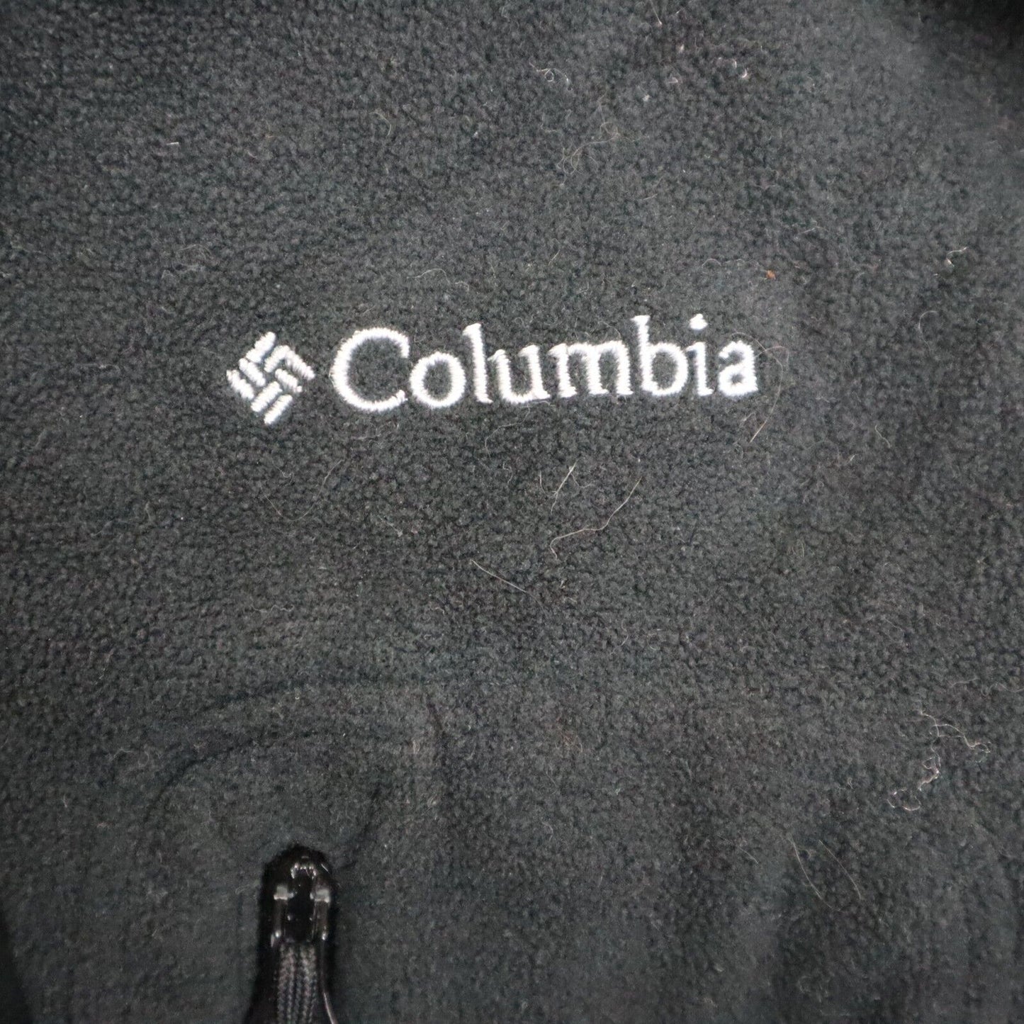 Columbia Sportswear Women Full Zip Fleece Jacket Long Sleeves Black Size Small