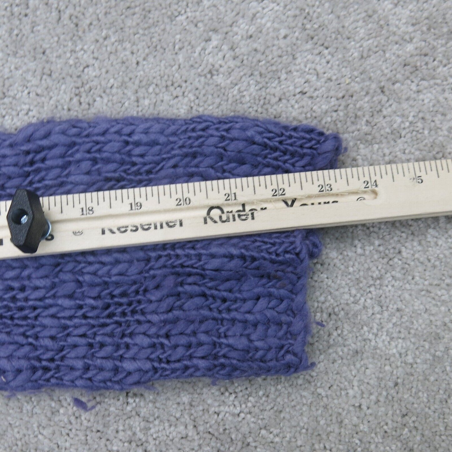 Calvin Klein Womens Pullover Sweater Fit & Flare Crew Neck Purple Size Medium