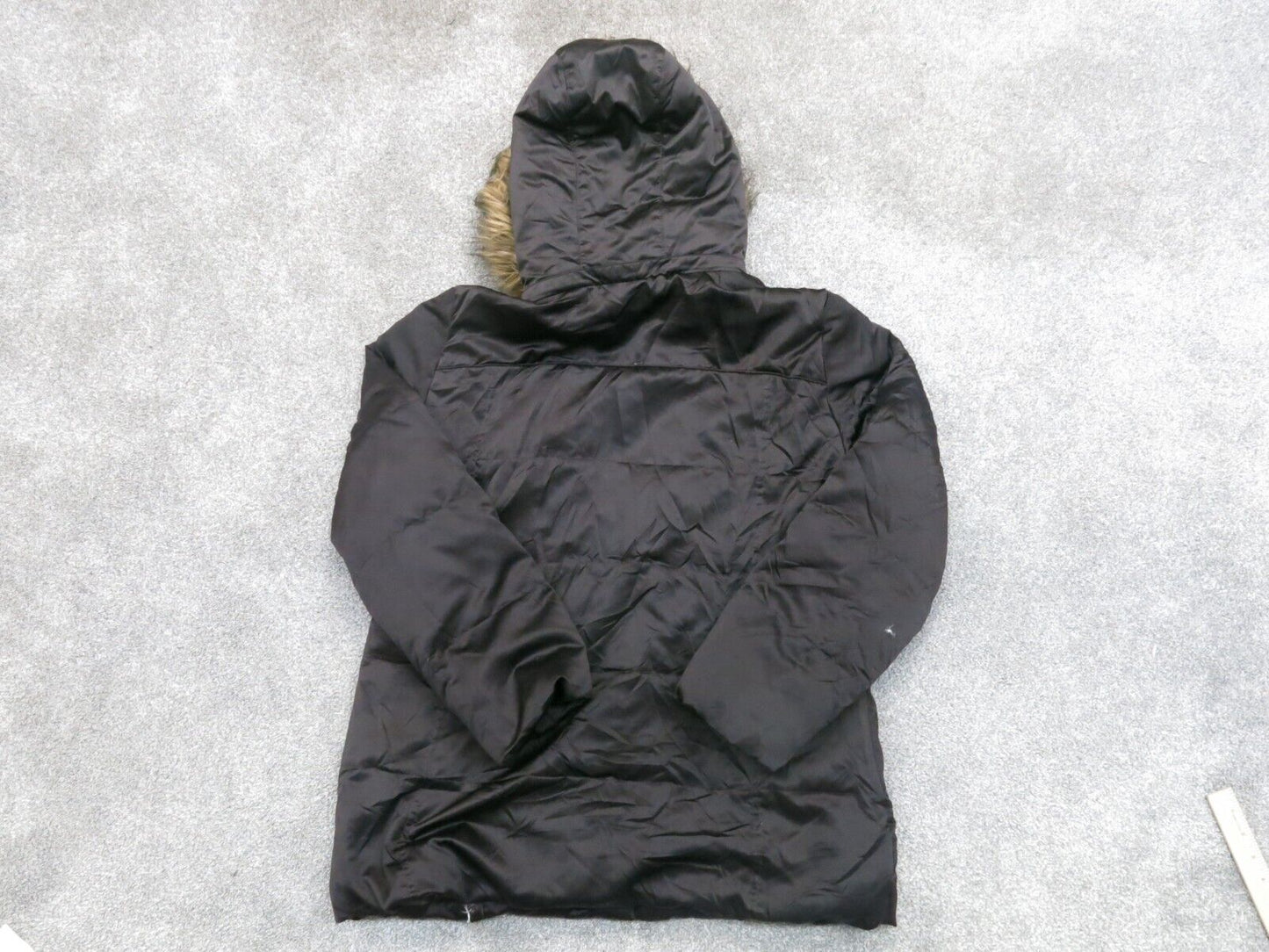 Calvin Klein Womens Hoodie Jacket Full Zip Up Zipper Pockets Solid Brown Size XL