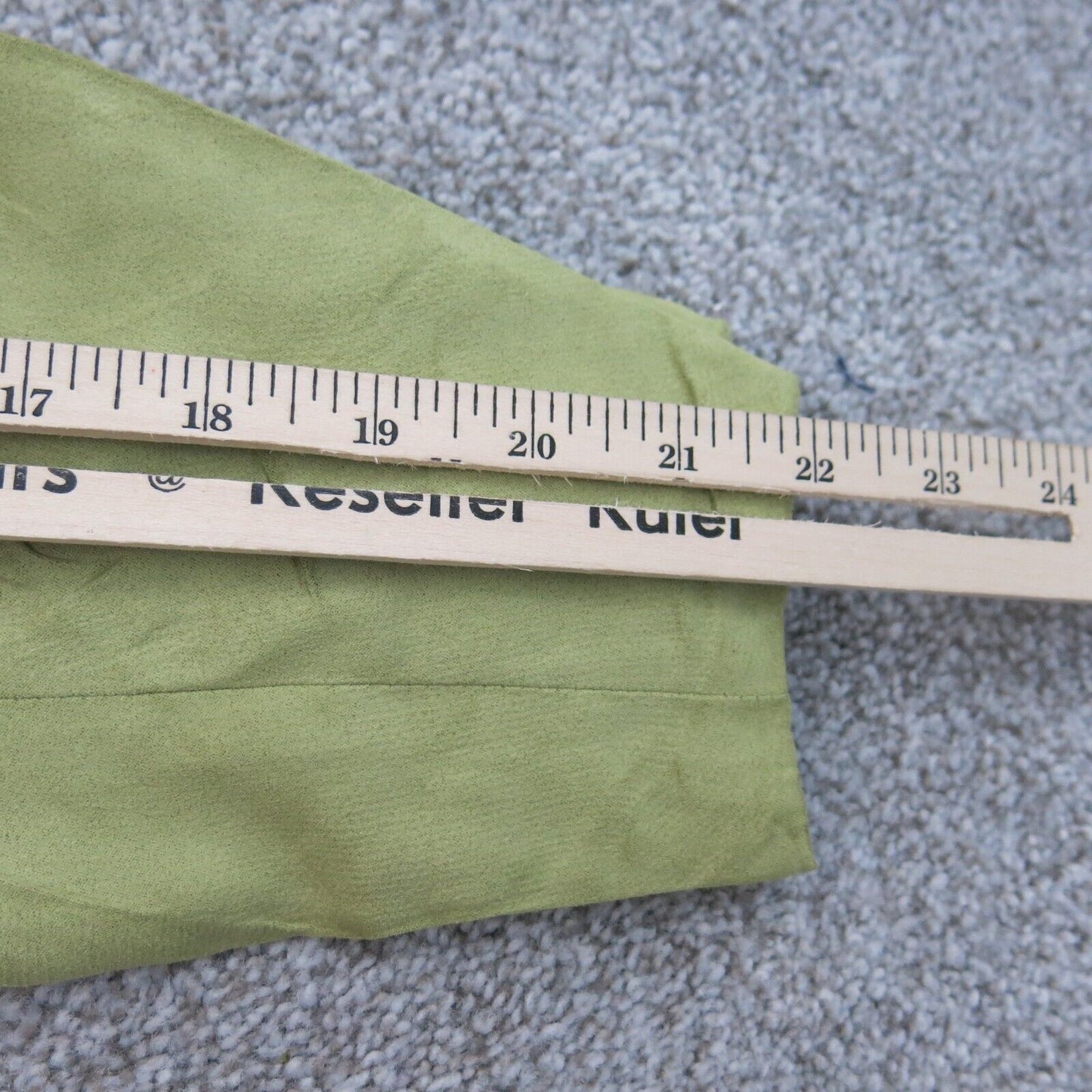 London Fog Womens Jacket Full Zip Up Mock Neck Pockets Solid Green Size XL R
