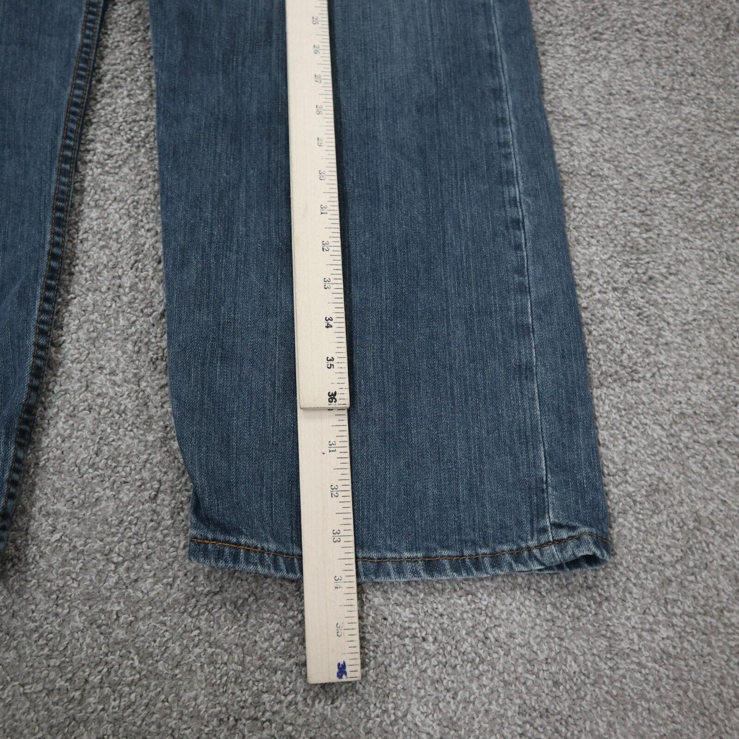 Levis 559 Mens Jeans Straight Leg Mid Rise Five Pockets Blue Size W44XL29