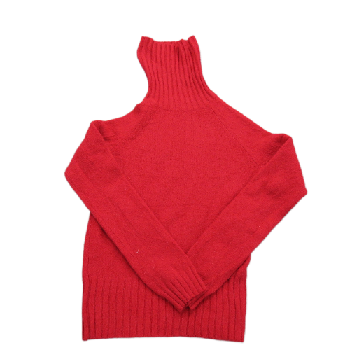 Gap Womens Pullover Sweater Top Stretch Long Sleeves High Neck Red Size Small