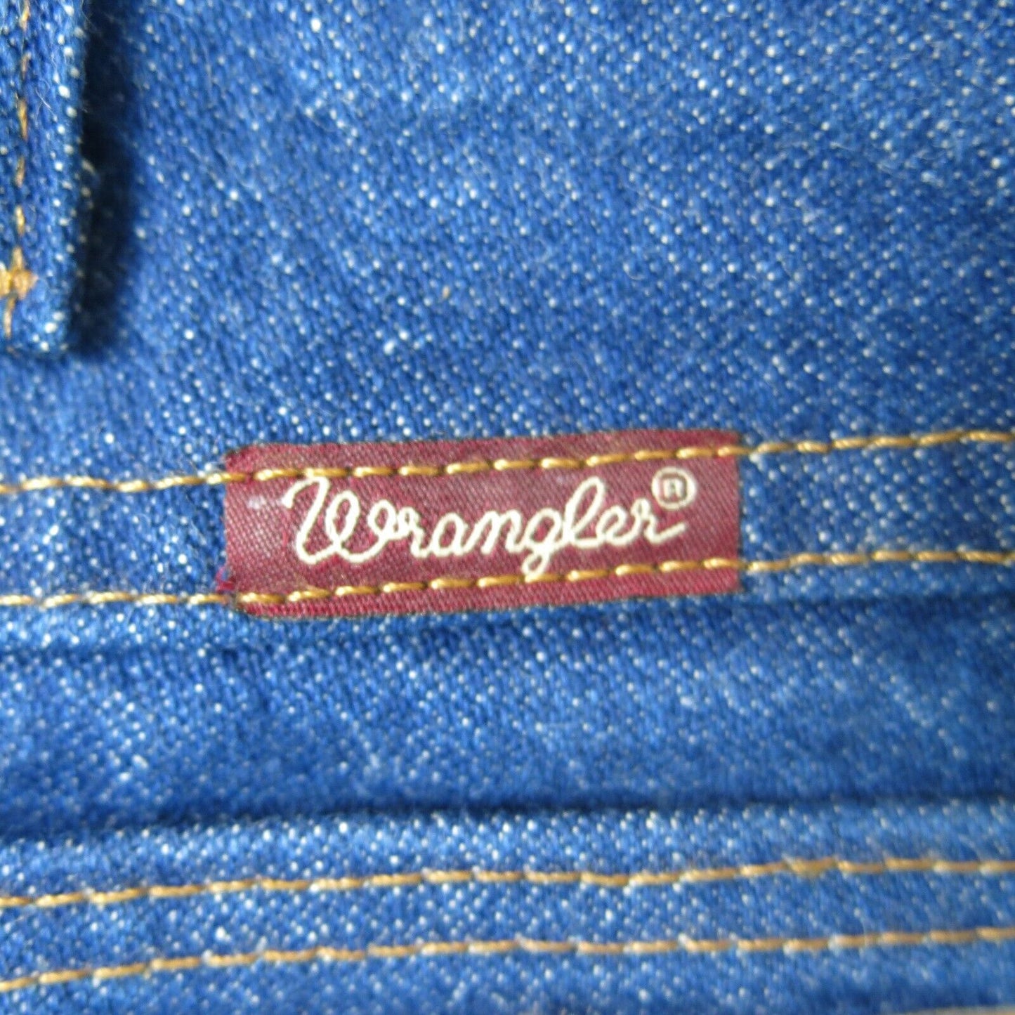 Wrangler Mens Jeans Straight Leg Denim Relaxed Fit Low Rise Blue Size W38XL32