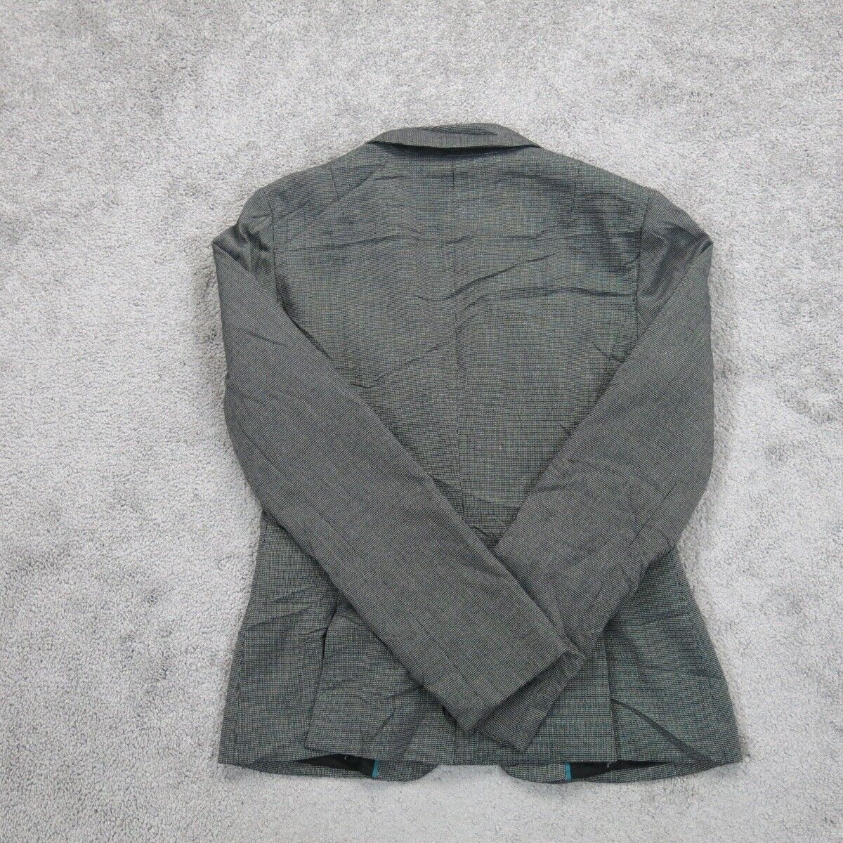 Banana Republic Womens Blazer Coat Single Breasted Long Sleeve  Olive Green SZ 4