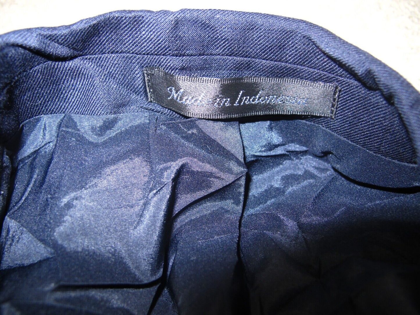Lauren Ralph Lauren Womens Blazer Coat Long Sleeves Pockets Navy Blue Size 37S