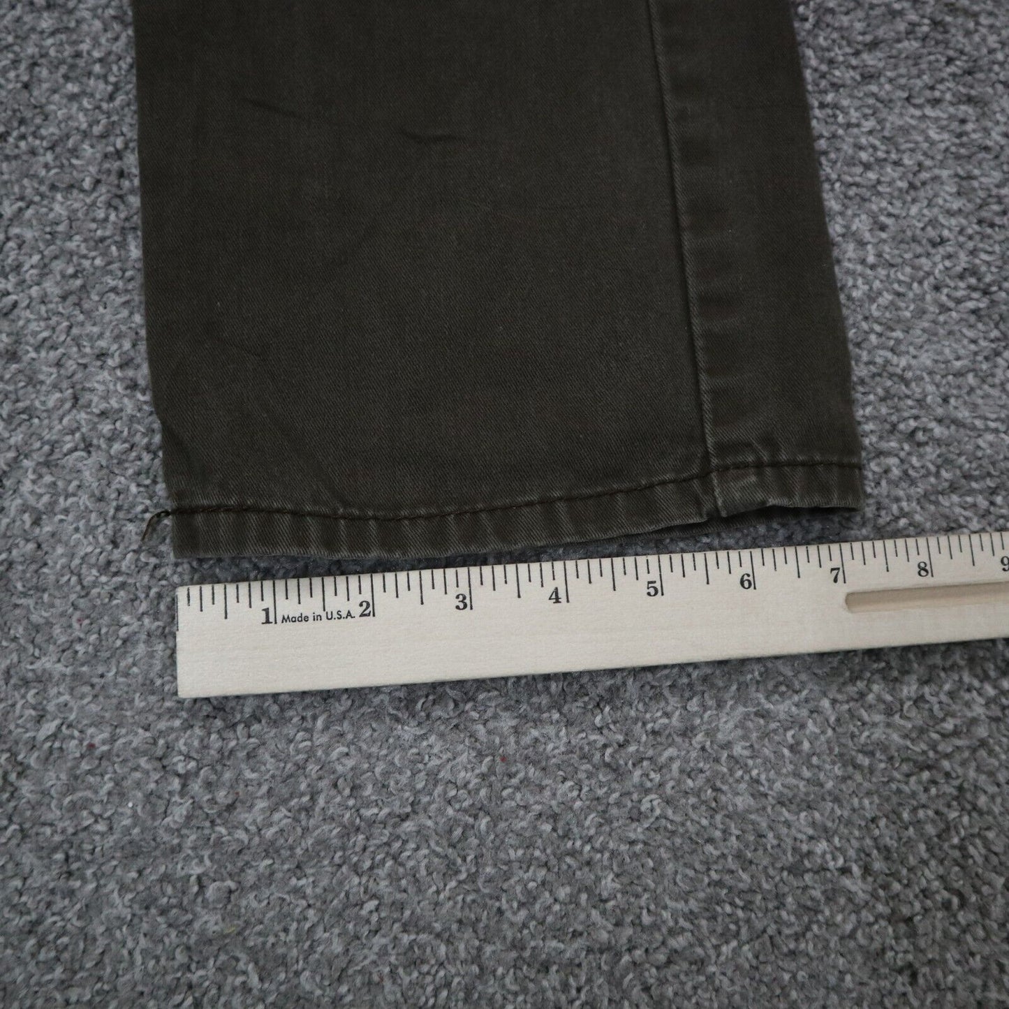 Levis 514 Mens Jeans Straight Leg Mid Rise Denim 100% Cotton Brown Size W29XL32
