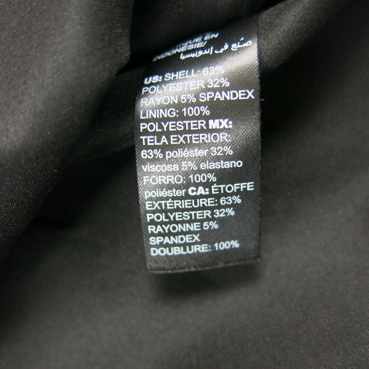 White House Black Market Womens Blazer Coat Single Breasted Pockets Black Size 4