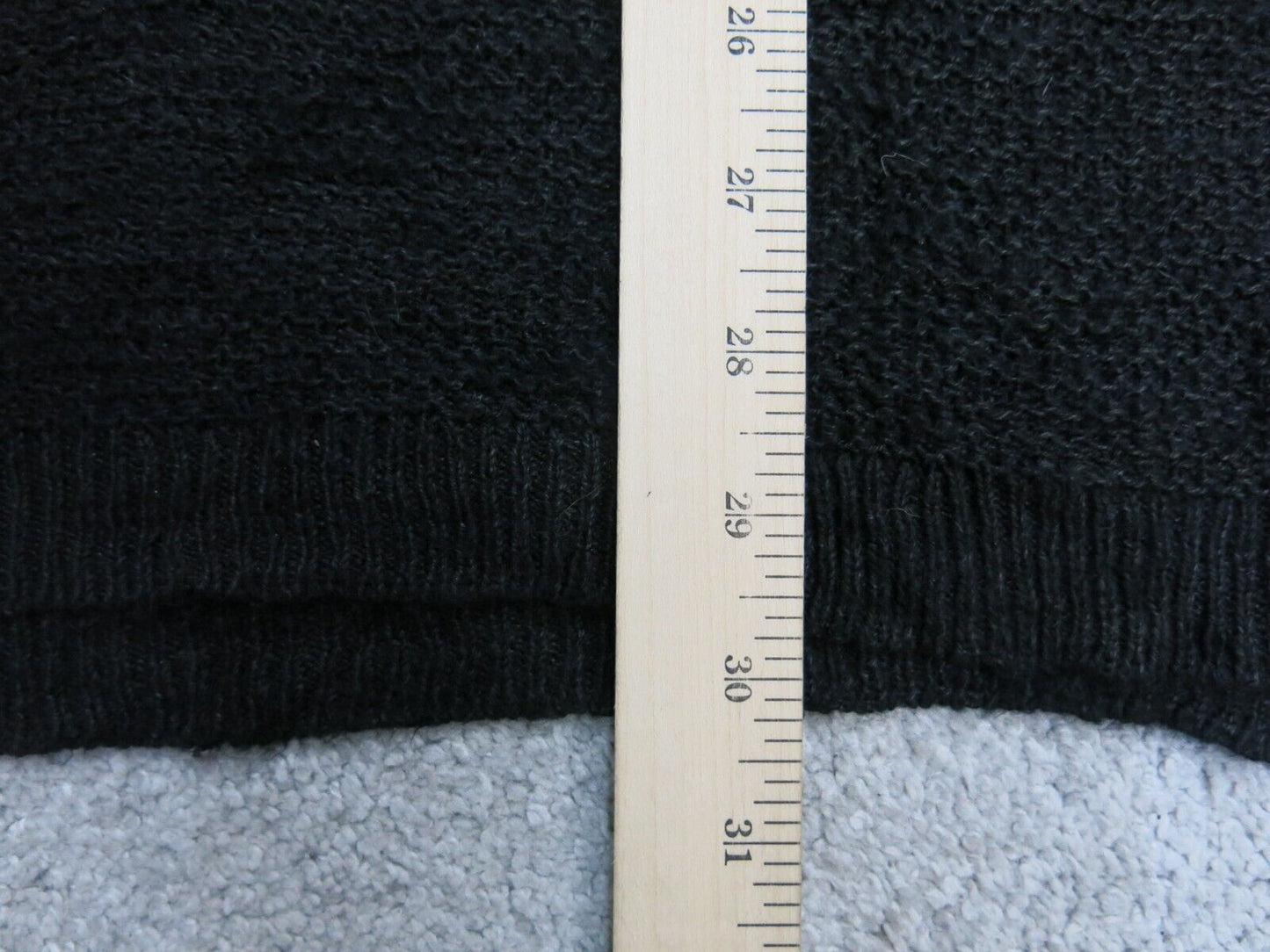 Banana Republic Womens Pullover Knitted Sweater Long Sleeves Black Size X Large