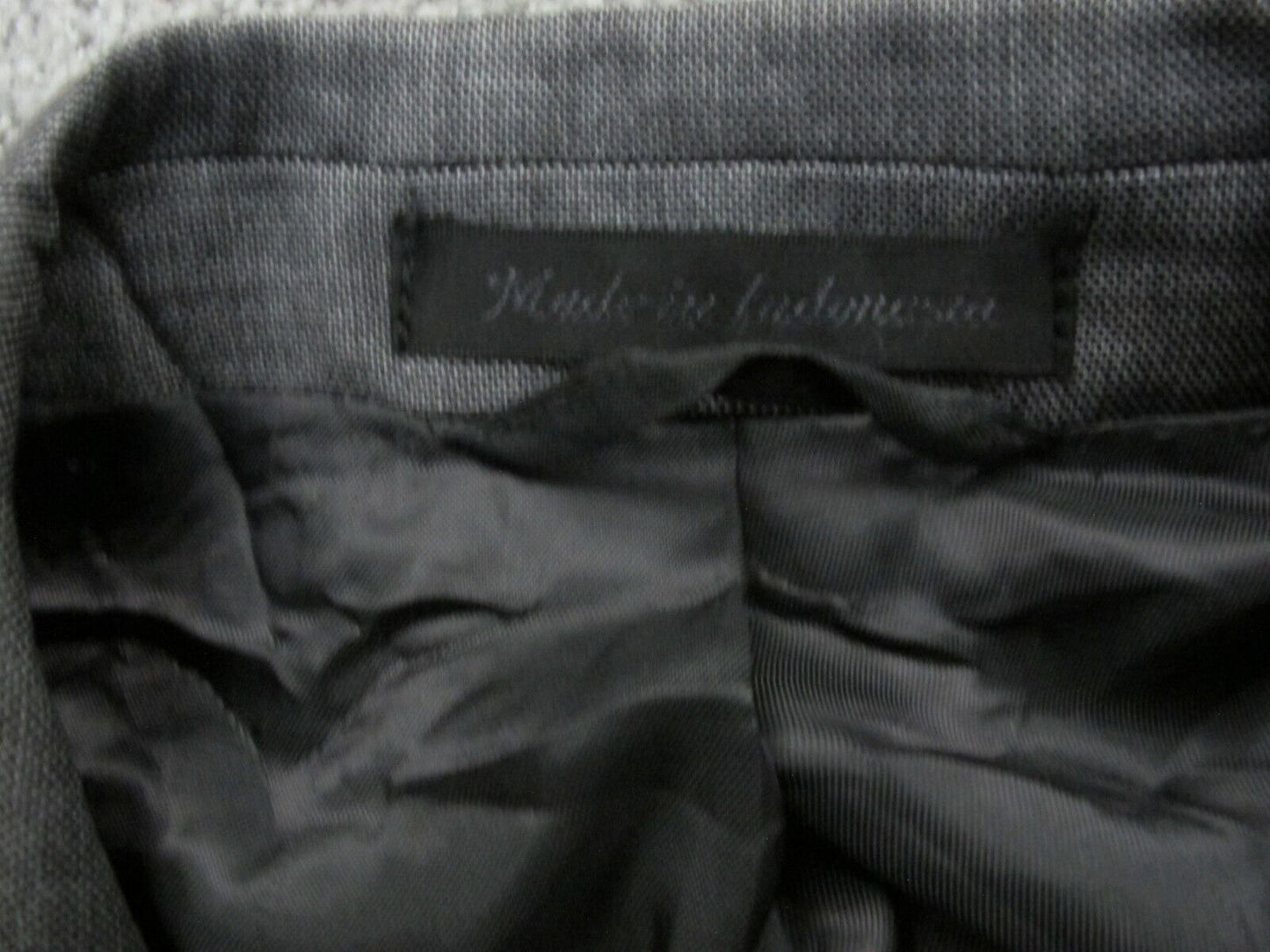 Lauren Ralph Lauren Mens Blazer Coat Single Breasted Long Sleeves Gray Size ?
