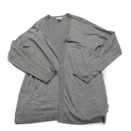 H&M Womens Cardigan Sweater Open Front V Neck Long Sleeve Gray Size Medium