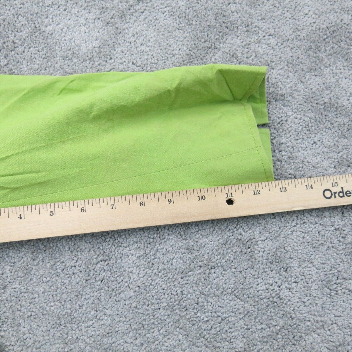 Tahari Womens Pea Coat Jacket Double Breasted 3/4 Sleeve Pockets Green Size 6