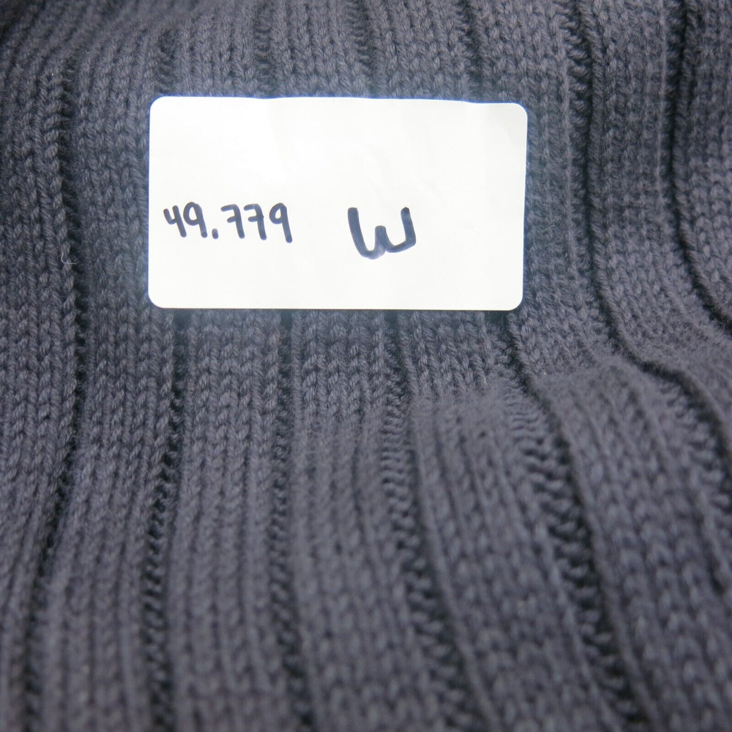 Lands End Women Pullover Sweater Knitted Crew Neck Long Sleeves Blue SZ L(42-44)