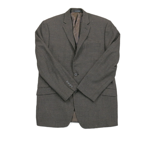 Ralph Lauren Mens Blazer Coat Single Breasted 100% Wool Brown Size 40 Regular