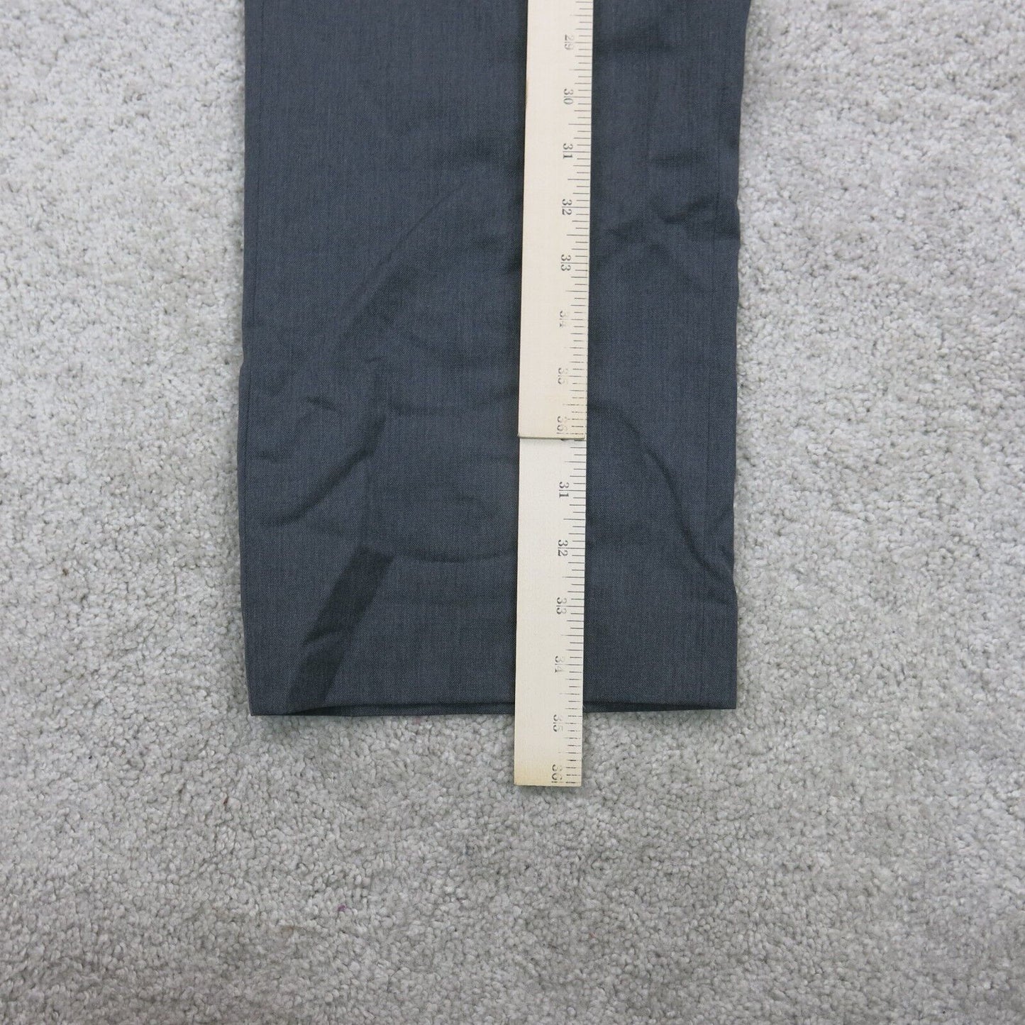 Express Mens Pant Dress Photographer Straight Leg Pockets Black Size W38XL32