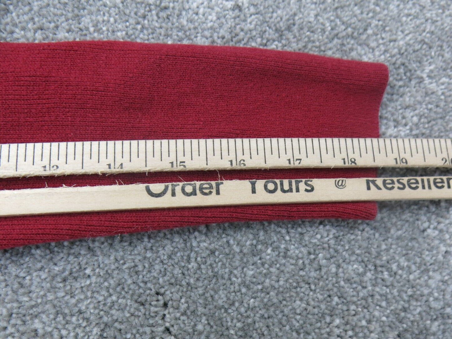 Mossimo Womens Cardigan Sweater Knitted Open Front Long Sleeve Red Size Small