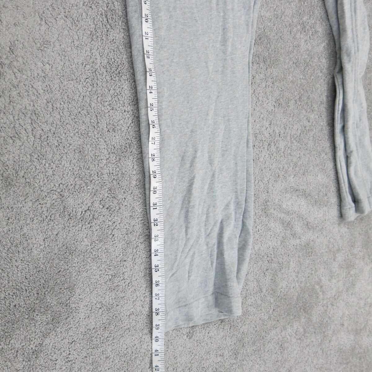 J. Crew Womens Activewear Sweatpants High Rise Pockets Logo Gray Size Small