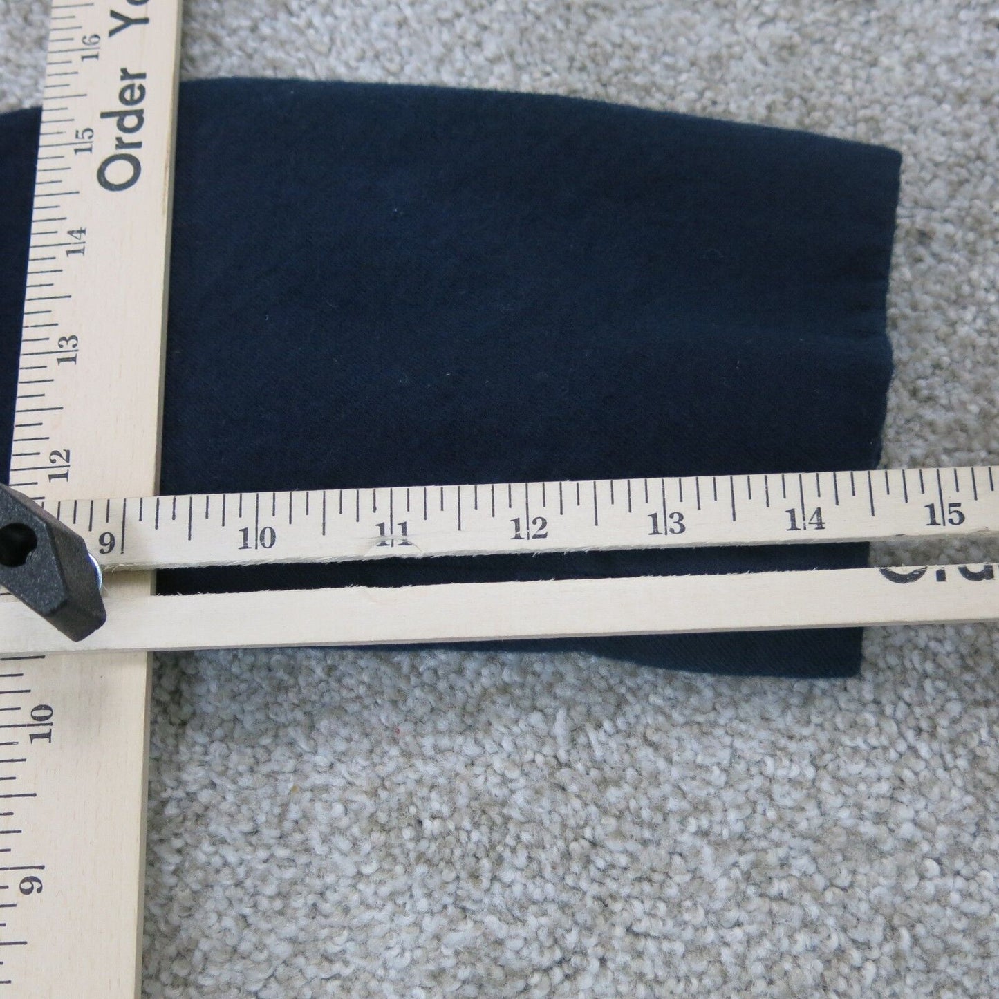Talbots Women Blazer Coat Single Breasted Long Sleeve Pockets Navy Blue Size 10P