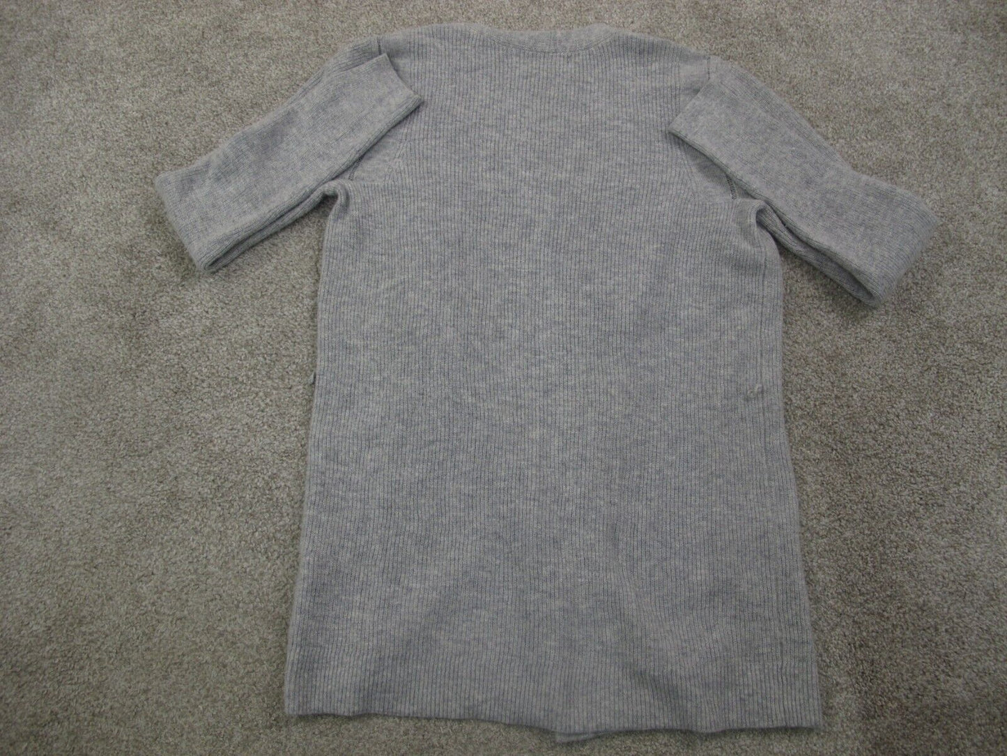 Banana Republic Womens Cardigan Sweater Open Front Long Sleeves Gray Size S/P