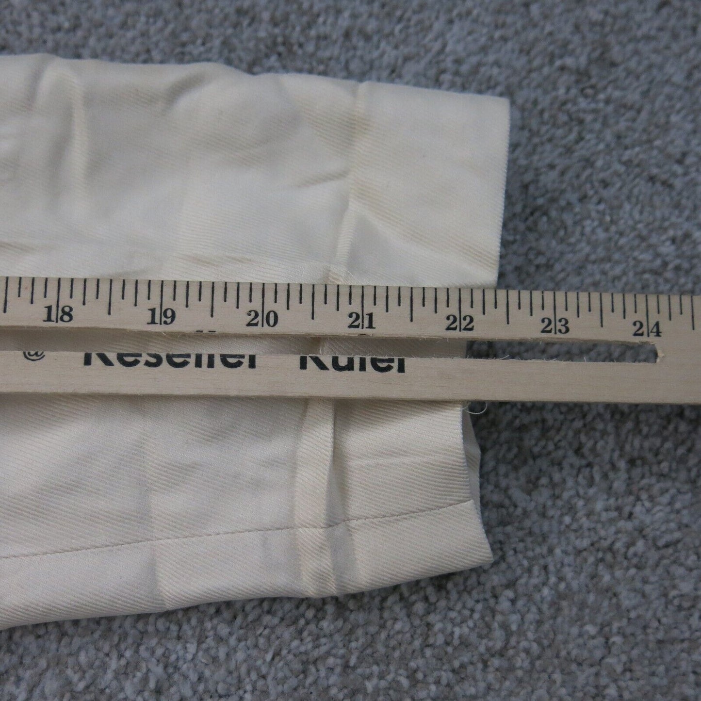 Talbots Womens Button Up Jackets Long Sleeve Collared Pockets Beige Size 16