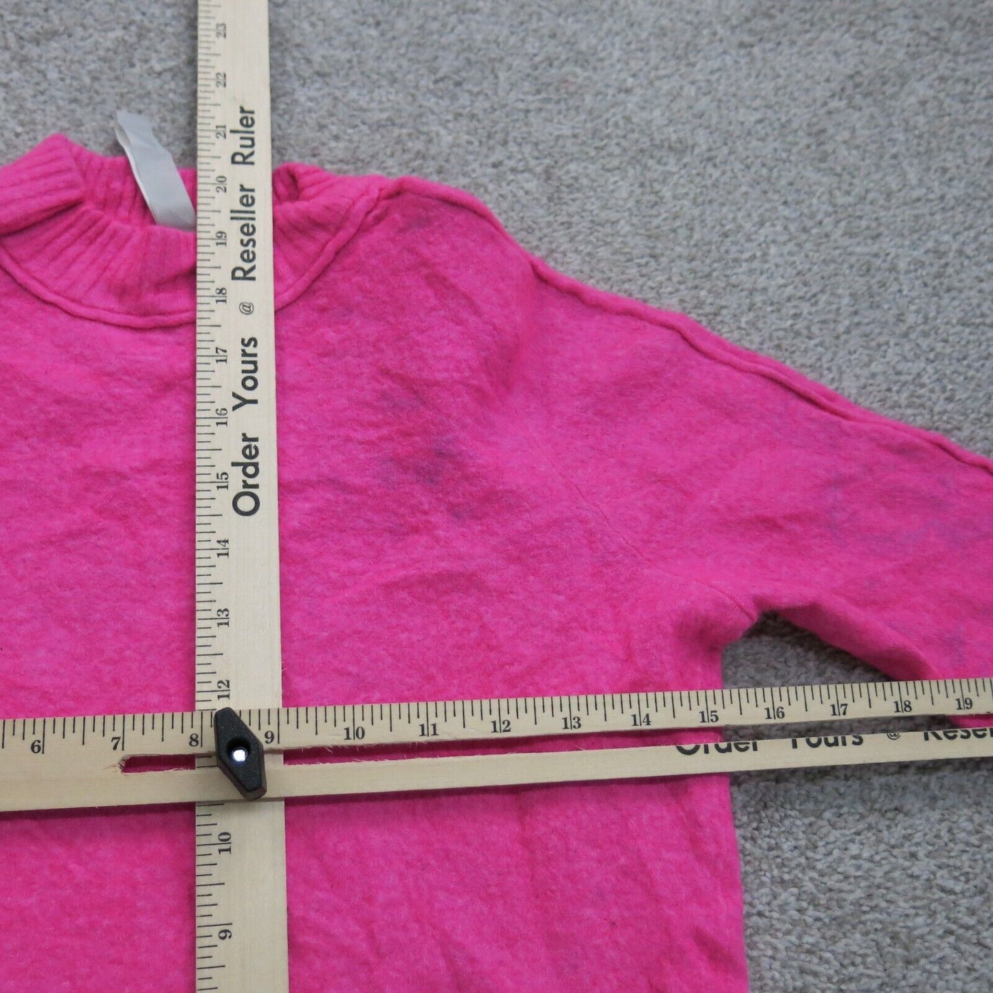 Athleta Womens Sweater Knitted Crew Neck Long Sleeve Hot Pink Size X Small