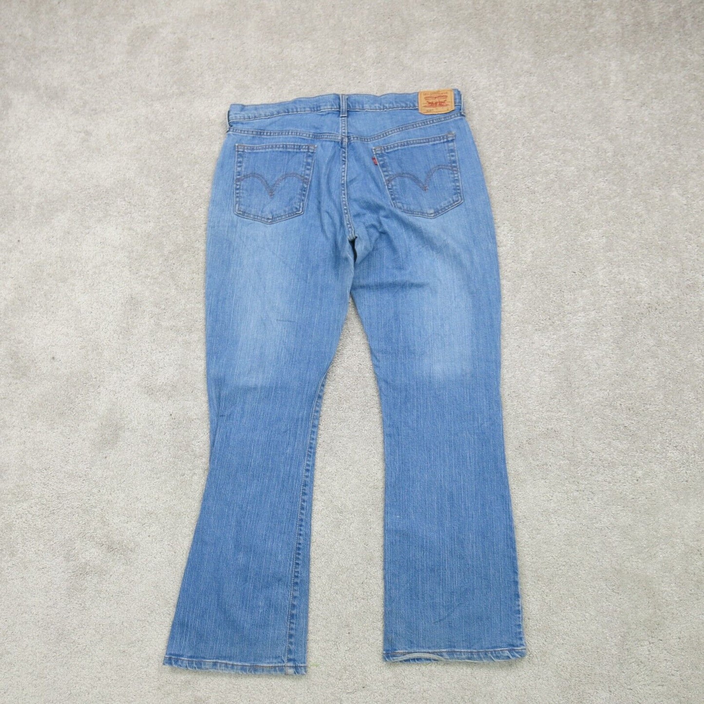 Levis 515 Mens Jeans Nausea Boot Cut Denim Stretch Mid Rise Cotton Blue SZ 16L