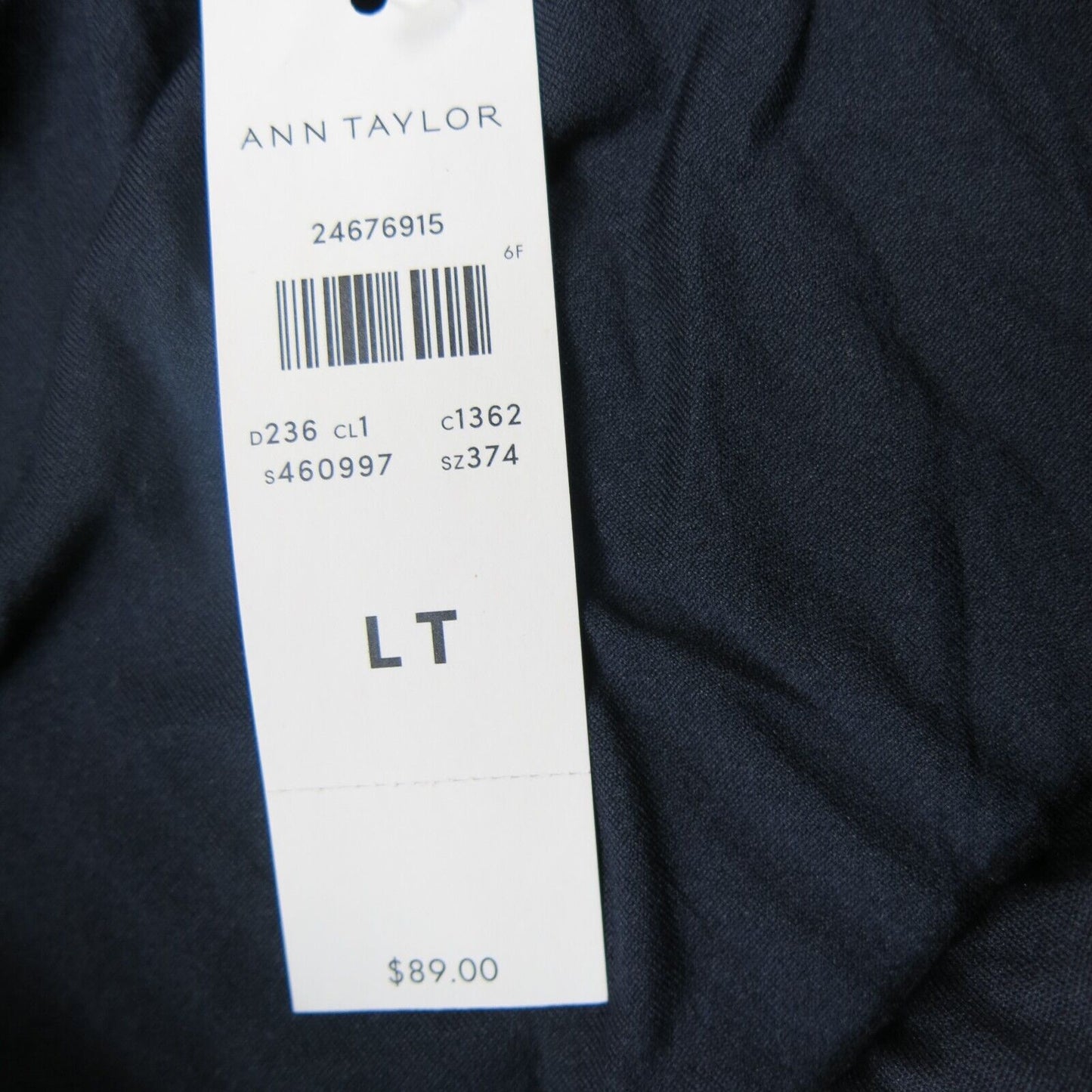 NWT Ann Taylor  Womens A Line Maxi Skirts Striped Flat Font Pull on Blue Size LT