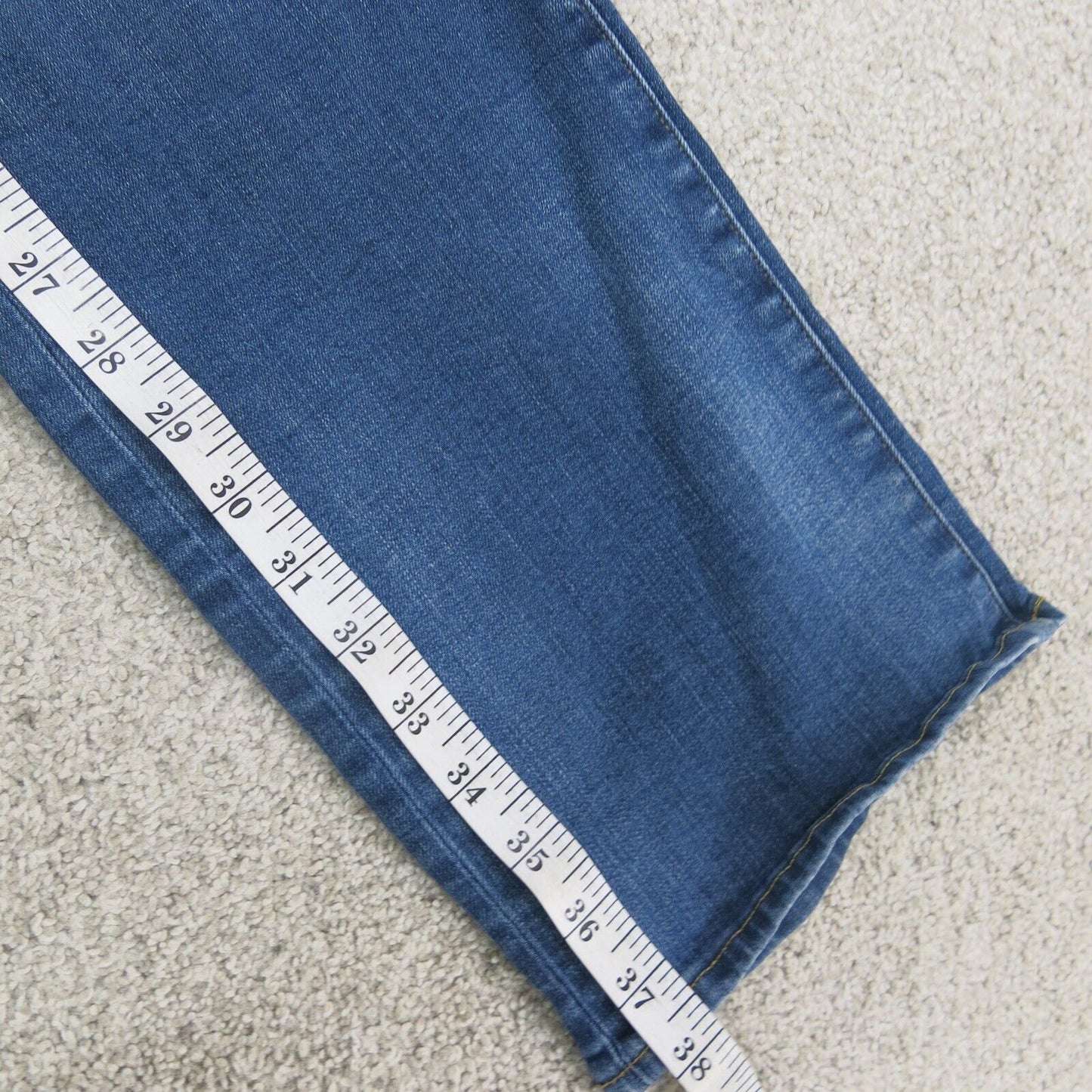 American Eagle Womens Jeans Straight Leg Flat Front Pockets Blue Size W29xL30