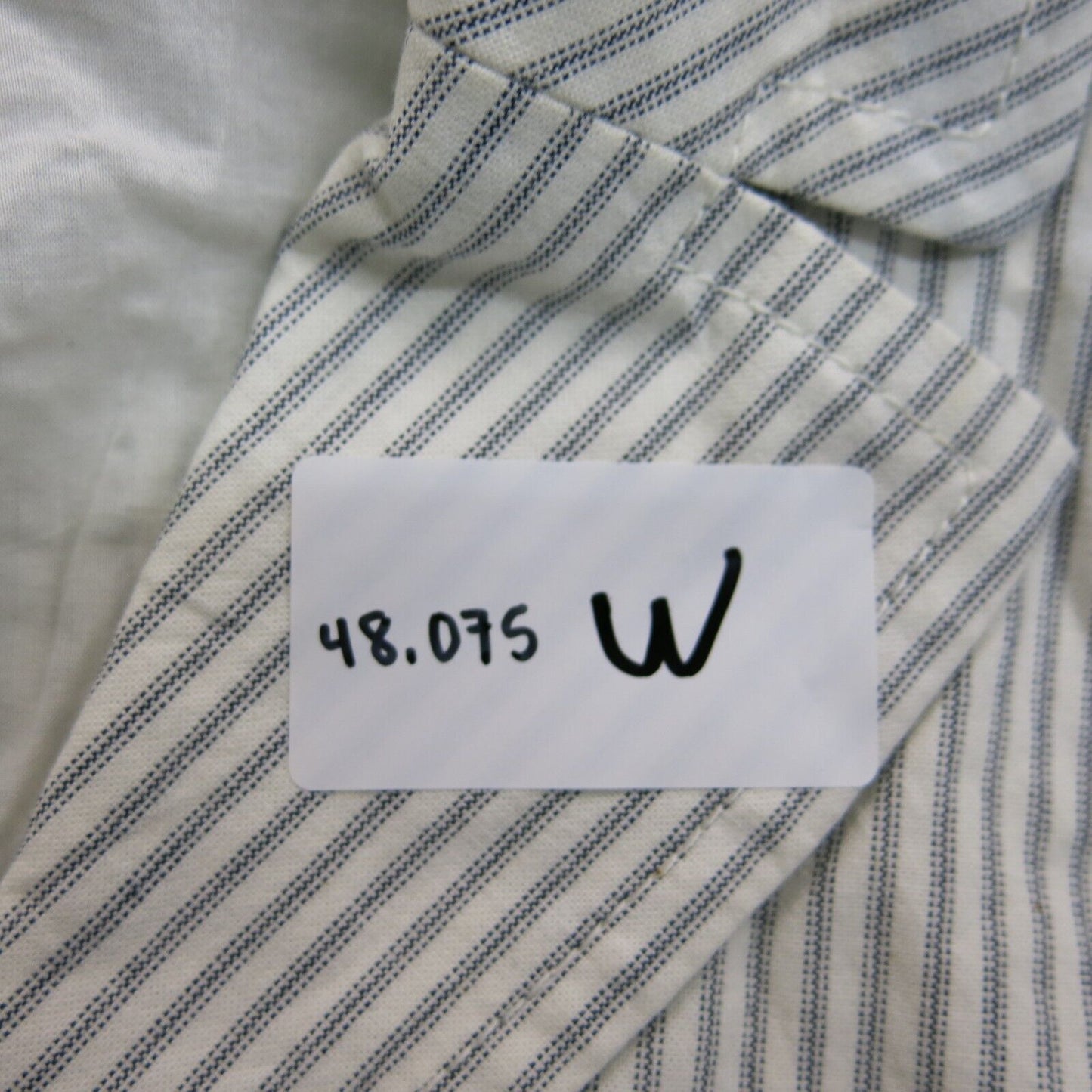 Ann Taylor Loft Women Blazer Coat Striped Long Sleeve Striped White Gray Size 14