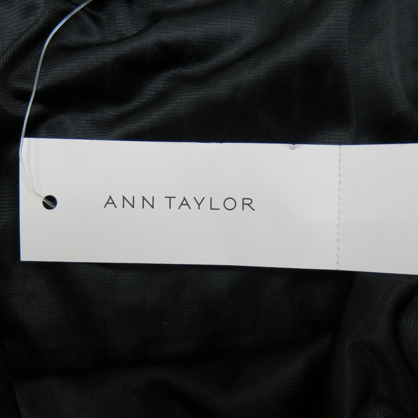 Ann Taylor Womens Skirt 23197329 Accent Details Stretch Waist Black White Medium