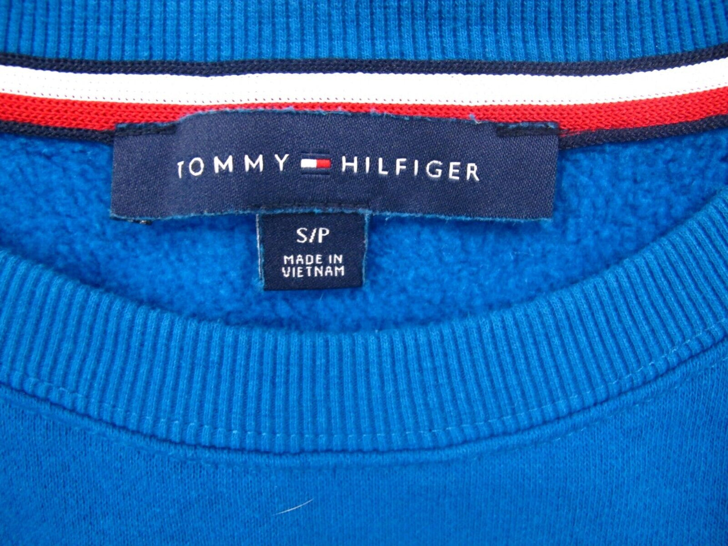 Tommy Hilfiger Womens Pullover Sweater Long Sleeves Crew Neck Blue Size S/P