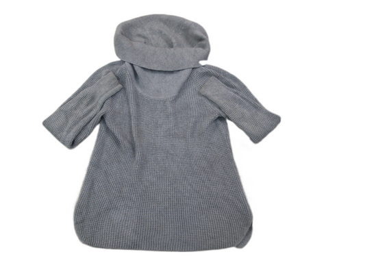 Michael Kors Women Pullover Sweater Knitted Cowl Neck Long Sleeves  Gray Size XS
