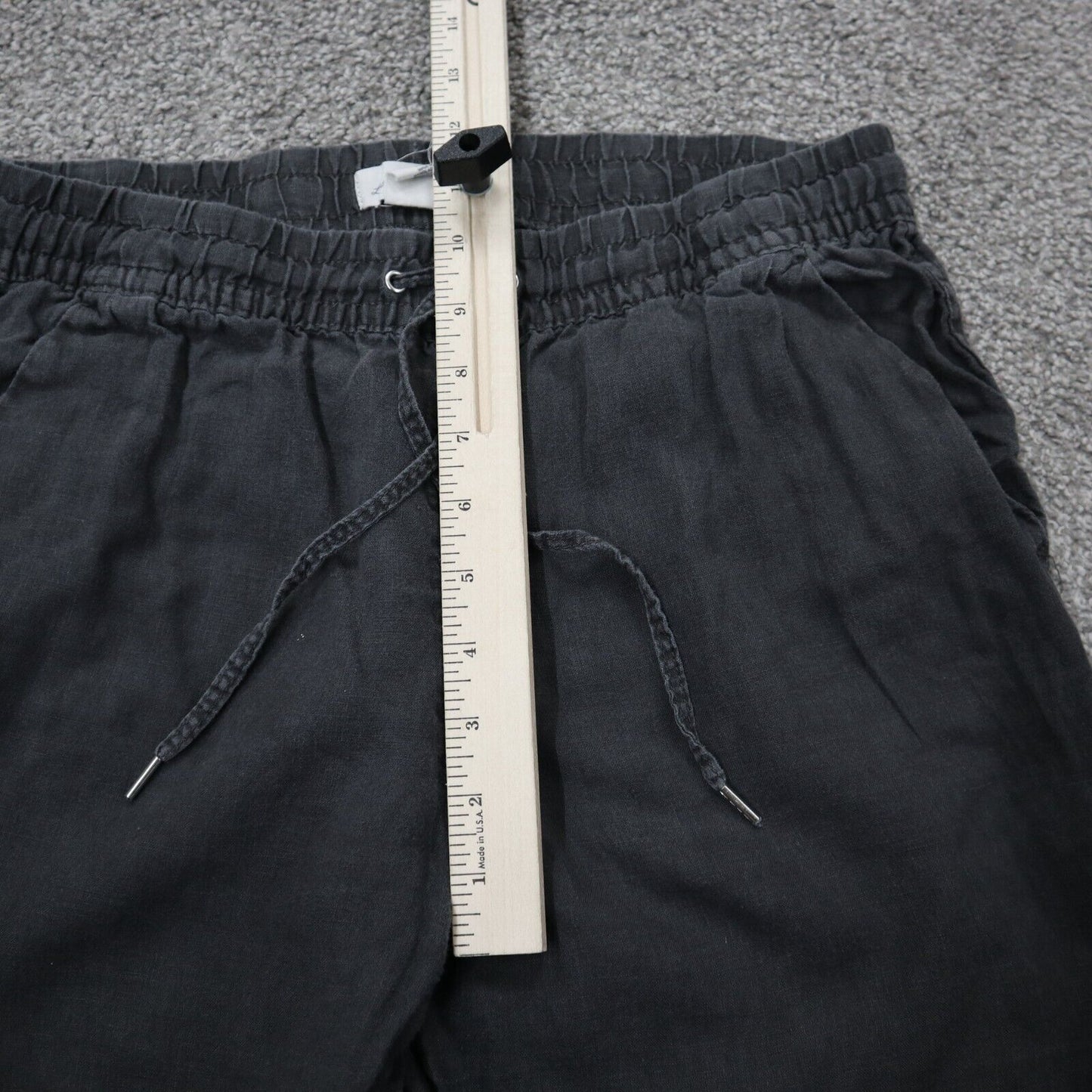 H&M Womens Activewear Sweatpant Running Training Elastic Waist Black Size US 8