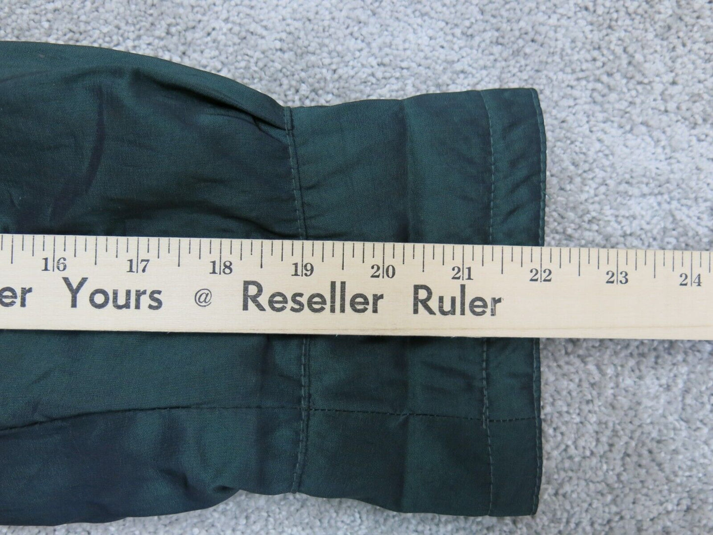 Forecaster Men Windbreaker Jacket Coat Front Button Long Sleeve Green Size Small