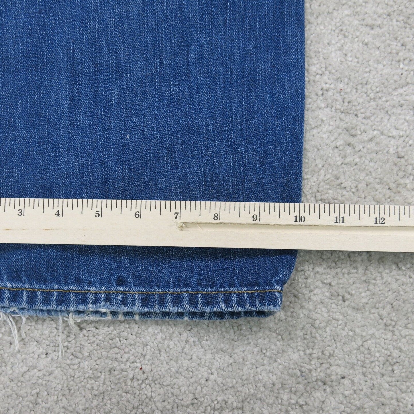 J. Crew Mens Jeans Wide Leg Denim High Rise 100% Cotton Blue Size W36XL32