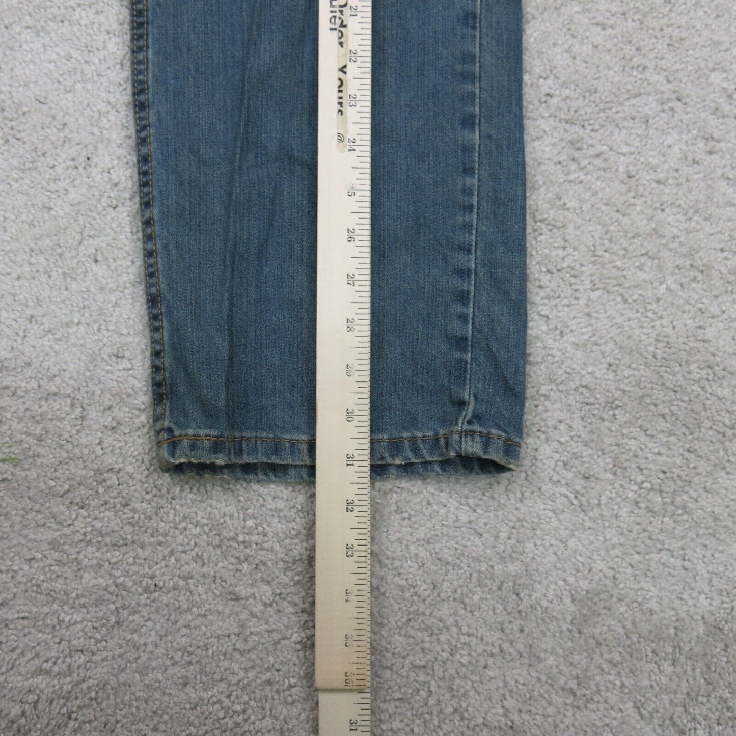 Levis 559 Mens Jeans Straight Leg Denim Mid Rise Pockets Blue Size W36XL32